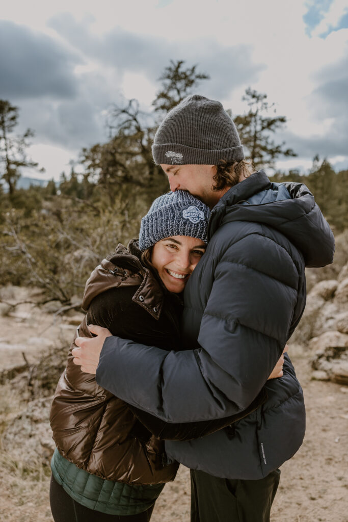 Big Bear surprise proposal photographer